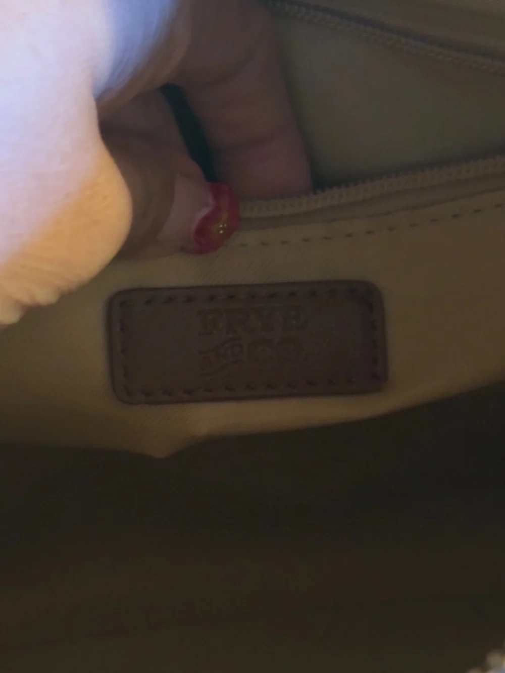 Frye and Co Straw Tote Handbag in Brown and Cream